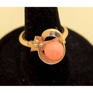 Vintage Boho Gold Tone Ring Size 7 by Avon i16